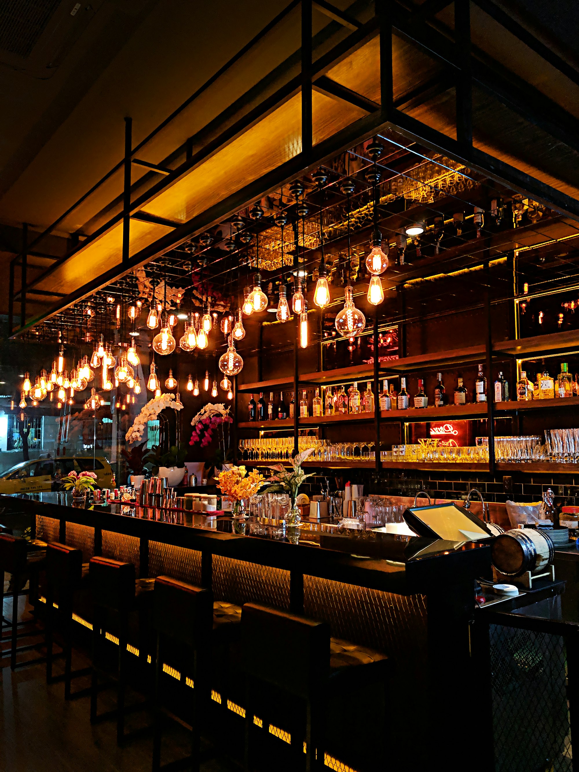 The bar at Dhunki