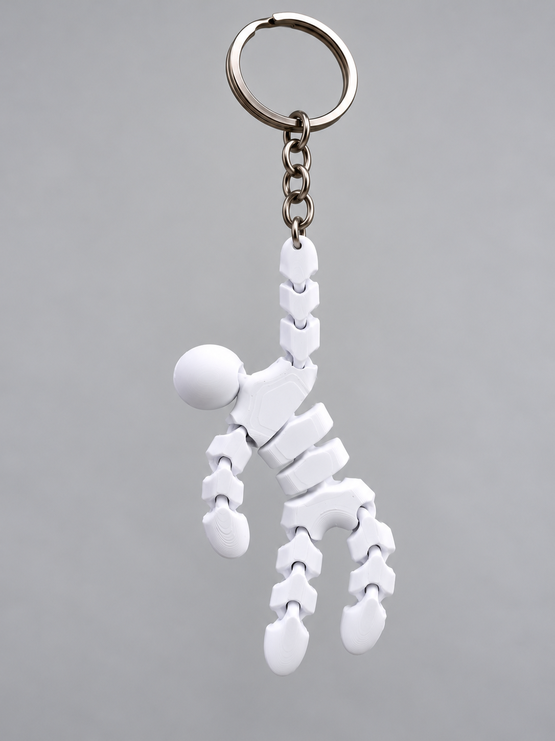 Flexi Human Skeleton Keychain
