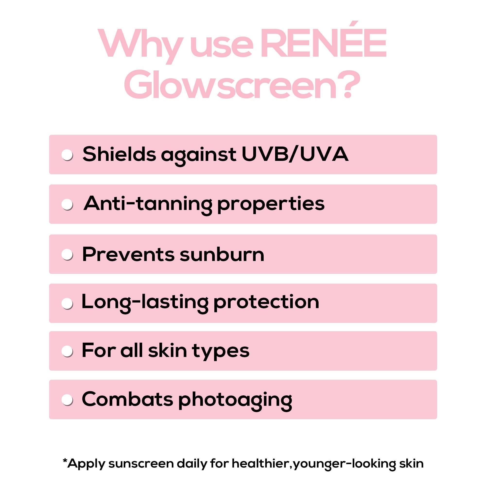 RENEE Glowscreen SPF 50 Sunscreen Spray – Instant Glow, Ultimate Protection! — image 5