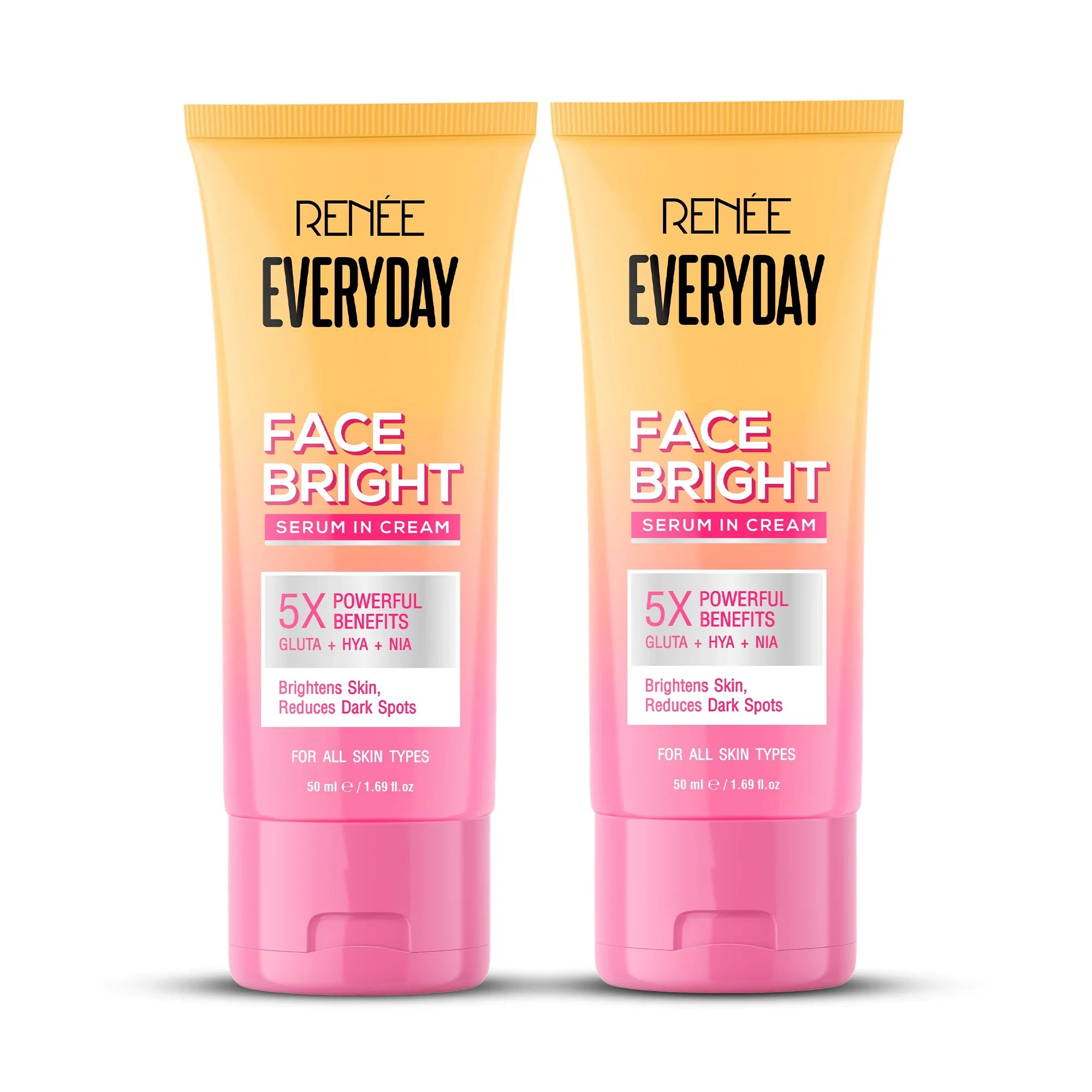 Buy RENEE Everyday Face Bright Serum-In-Cream Online – Brightening, Hydrating & Lightweight Daily Moisturizer RENEE Everyday Face Bright Serum-In-Cream – For Naturally Clear, Radiant & Bright Skin!