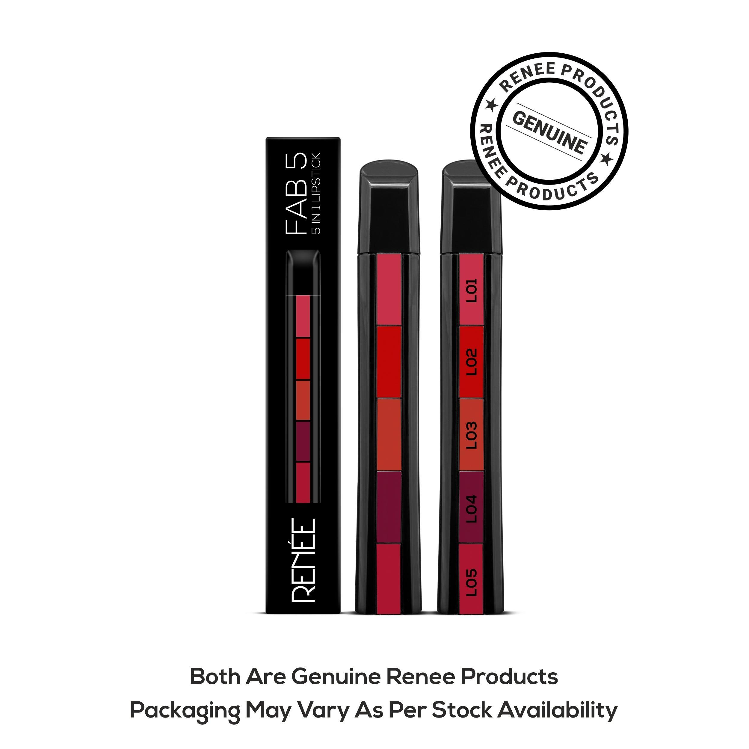 RENEE FAB 5 – 5 in 1 Matte Lipstick: One Stick, Five Stunning Shades! — image 7