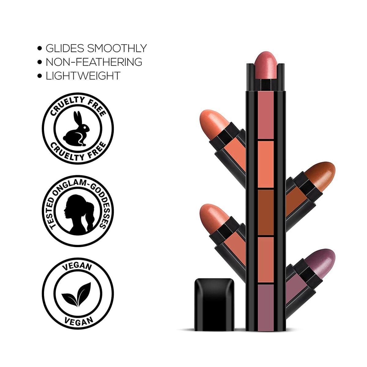 RENEE FAB 5 – 5 in 1 Matte Lipstick: One Stick, Five Stunning Shades! — image 9