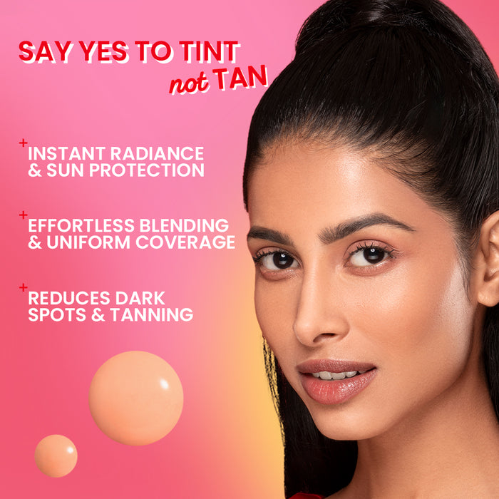 Buy Dot & Key Strawberry Dew Tinted Sunscreen SPF 50+ PA++++ | Glowing Tint + Broad Spectrum Protection — image 4