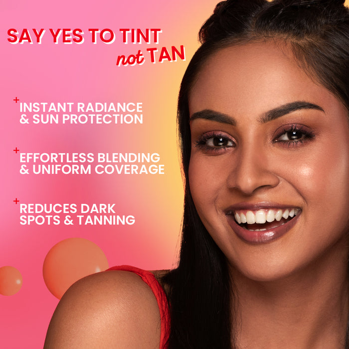 Buy Dot & Key Strawberry Dew Tinted Sunscreen SPF 50+ PA++++ | Glowing Tint + Broad Spectrum Protection — image 10