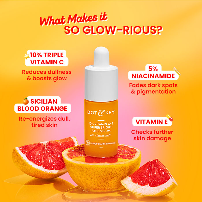 Dot & Key 10% Vitamin C + E Face Serum with 5% Niacinamide – Glow Brighter, Look Healthier! — image 3