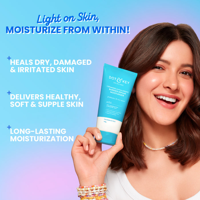 Dot & Key Barrier Repair Moisturizer (Hyaluronic + Ceramides) – Restore, Hydrate & Strengthen Your Skin Barrier! — image 4