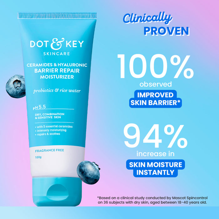 Dot & Key Barrier Repair Moisturizer (Hyaluronic + Ceramides) – Restore, Hydrate & Strengthen Your Skin Barrier! — image 5