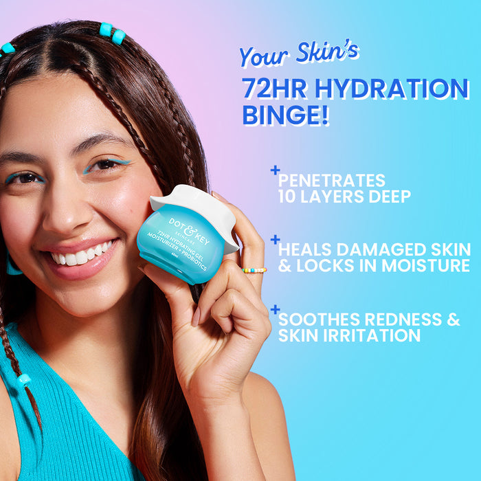 Dot & Key 72HR Hydrating Gel Moisturizer + Probiotics – Long-Lasting Hydration for Plump, Healthy Skin! — image 4