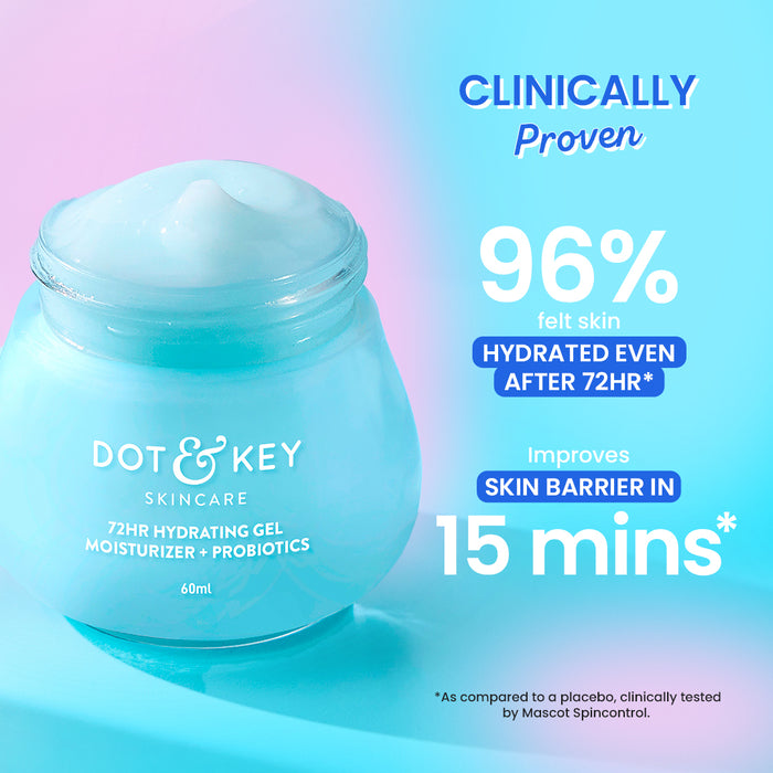 Dot & Key 72HR Hydrating Gel Moisturizer + Probiotics – Long-Lasting Hydration for Plump, Healthy Skin! — image 5