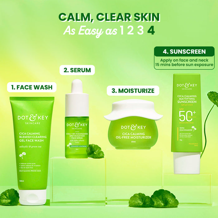 Dot & Key Cica + Niacinamide Matte Sunscreen SPF 50+ PA++++ – Soothe, Protect & Control Shine! — image 7