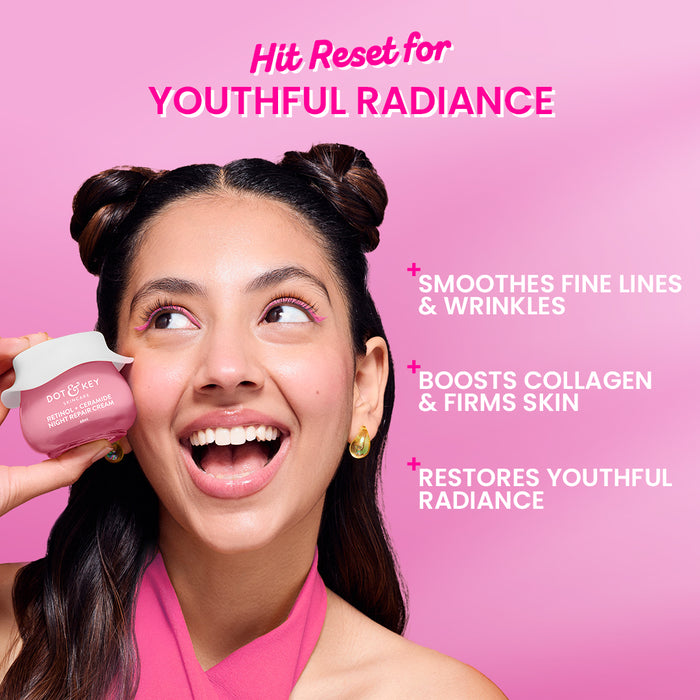 Dot & Key Retinol Night Repair Cream with Ceramides – Wake Up to Youthful, Radiant Skin! — image 4