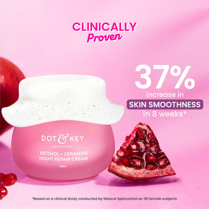 Dot & Key Retinol Night Repair Cream with Ceramides – Wake Up to Youthful, Radiant Skin! — image 5