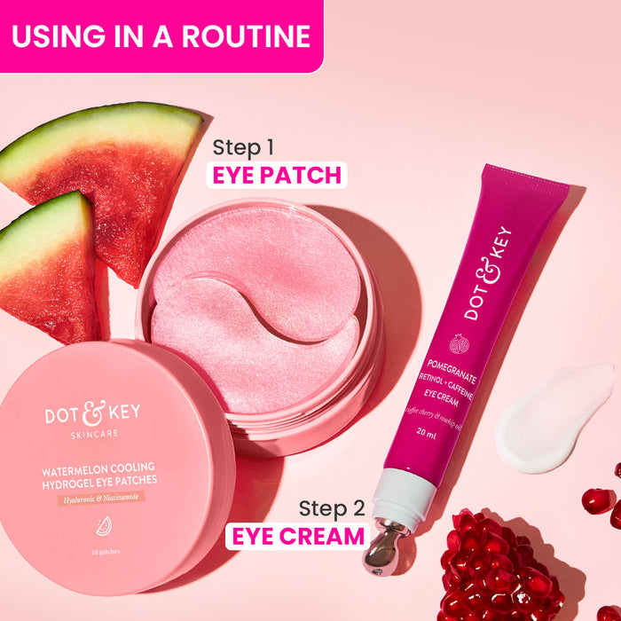 Dot & Key Watermelon Hydrogel Under-Eye Patches – Refresh, Hydrate & Brighten Tired Eyes! — image 7