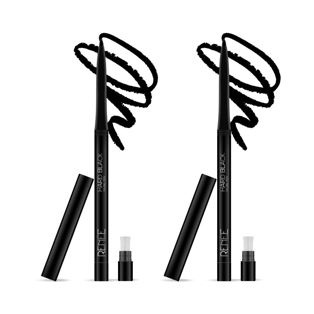 RENEE Hard Black Kajal Pen with Sharpener – Intense, Long-Lasting, & Smudge-Proof Eyes! — image 2