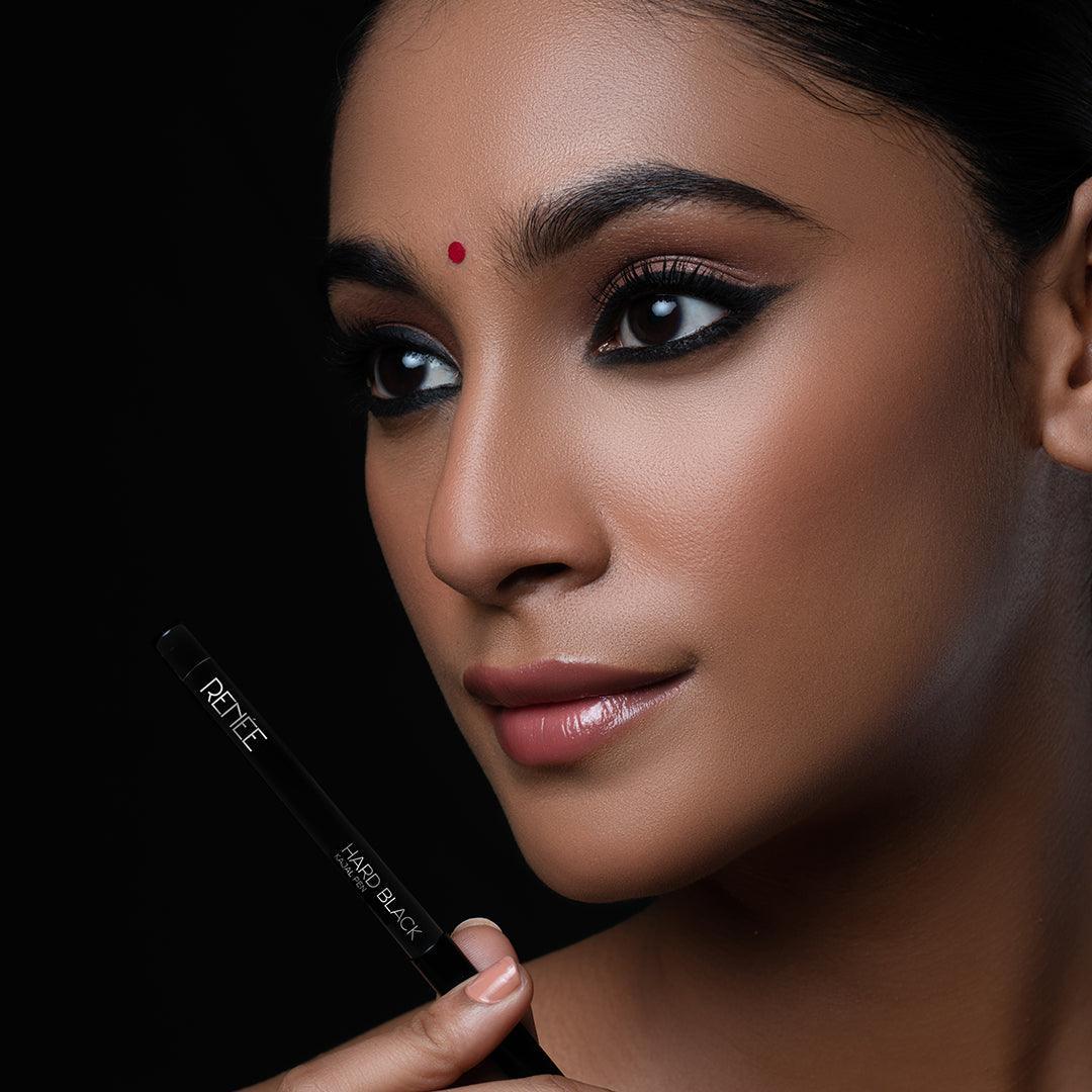 RENEE Hard Black Kajal Pen with Sharpener – Intense, Long-Lasting, & Smudge-Proof Eyes! — image 5