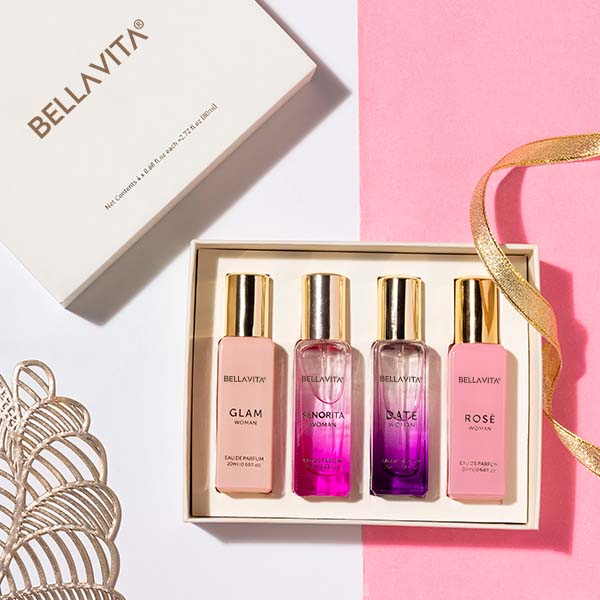 Luxury Perfume Gift Set for Women – 4 x 20ml | Long-Lasting, Elegant Fragrance Collection — image 2