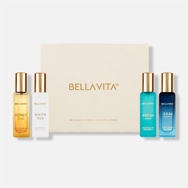 Luxury Unisex Perfume Gift Set – 4 x 20ml | Premium Long-Lasting Fragrance Collection for All Luxury Unisex Perfume Gift Set – 4 x 20ml | Premium Long-Lasting Fragrance Collection for All