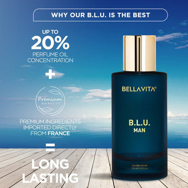 Bella Vita BLU Man Perfume – Fresh, Masculine & Long-Lasting Fragrance for Men — image 3
