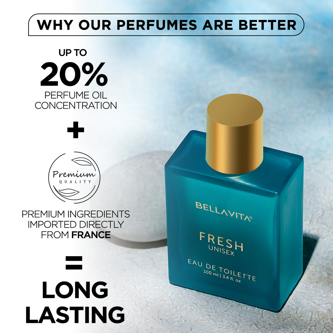 Bella Vita FRESH Unisex Perfume – Refreshing, Clean & Long-Lasting Fragrance for All — image 3