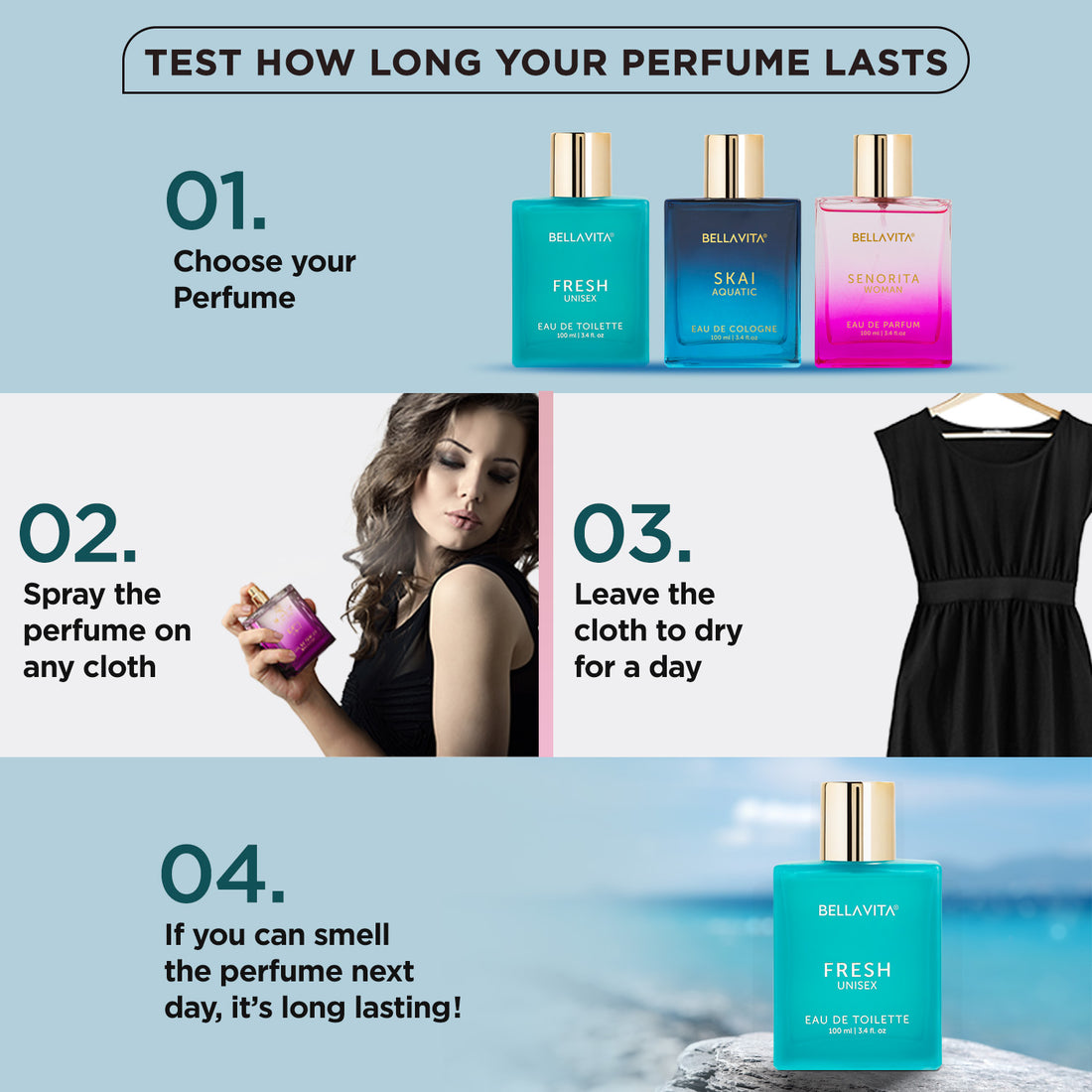 Bella Vita FRESH Unisex Perfume – Refreshing, Clean & Long-Lasting Fragrance for All — image 5