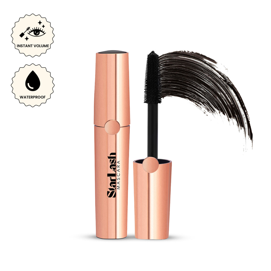 Glam21 Star Lash Mascara | Ultra-Volume, Lengthening & Curling Mascara | Smudge-Proof, Long-Lasting & Waterproof Eye Makeup | Jet Black Mascara for Dramatic Lashes Glam21 Star Lash Mascara | Ultra-Volume, Lengthening & Curling Mascara | Smudge-Proof, Long-Lasting & Waterproof Eye Makeup | Jet Black Mascara for Dramatic Lashes
