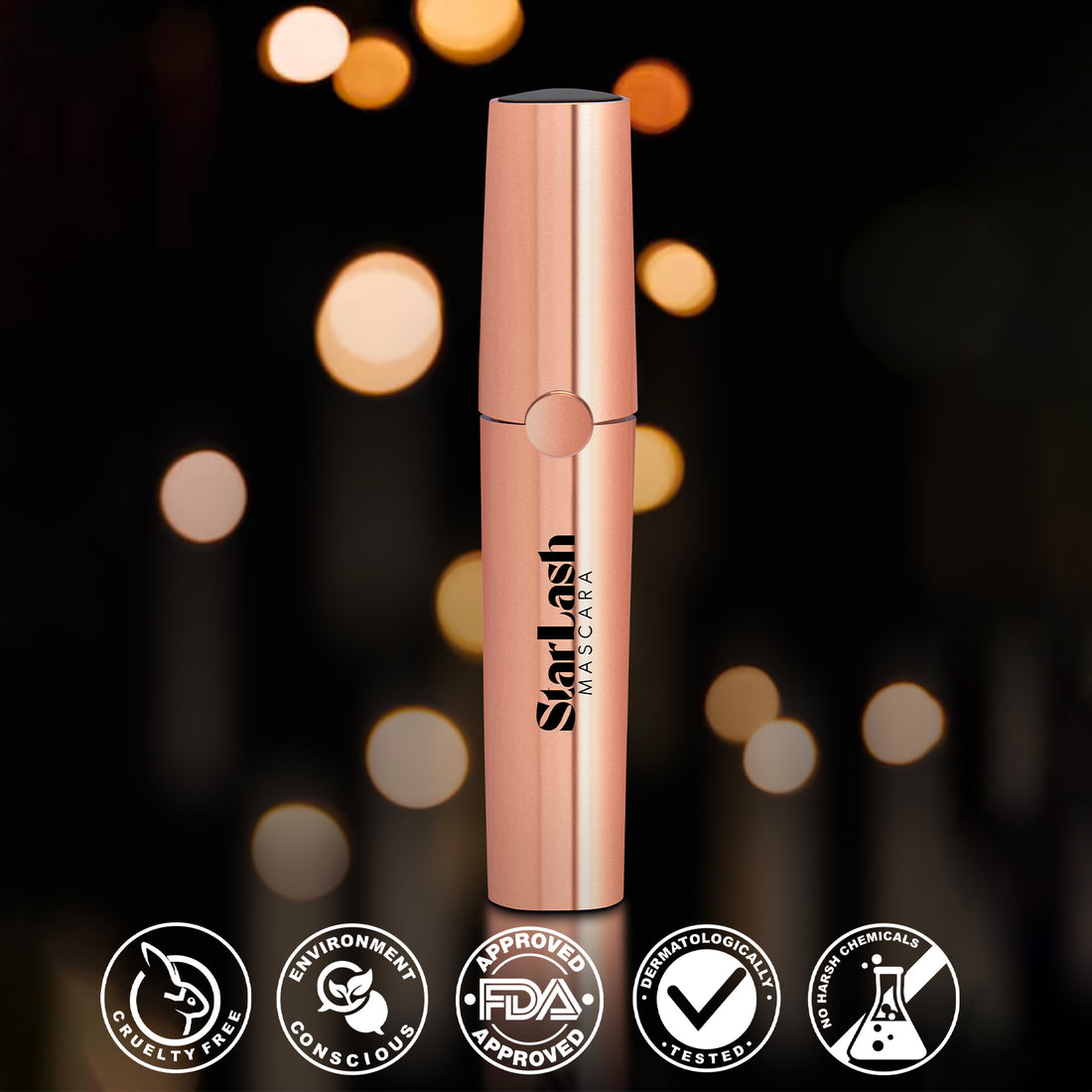 Glam21 Star Lash Mascara | Ultra-Volume, Lengthening & Curling Mascara | Smudge-Proof, Long-Lasting & Waterproof Eye Makeup | Jet Black Mascara for Dramatic Lashes — image 8