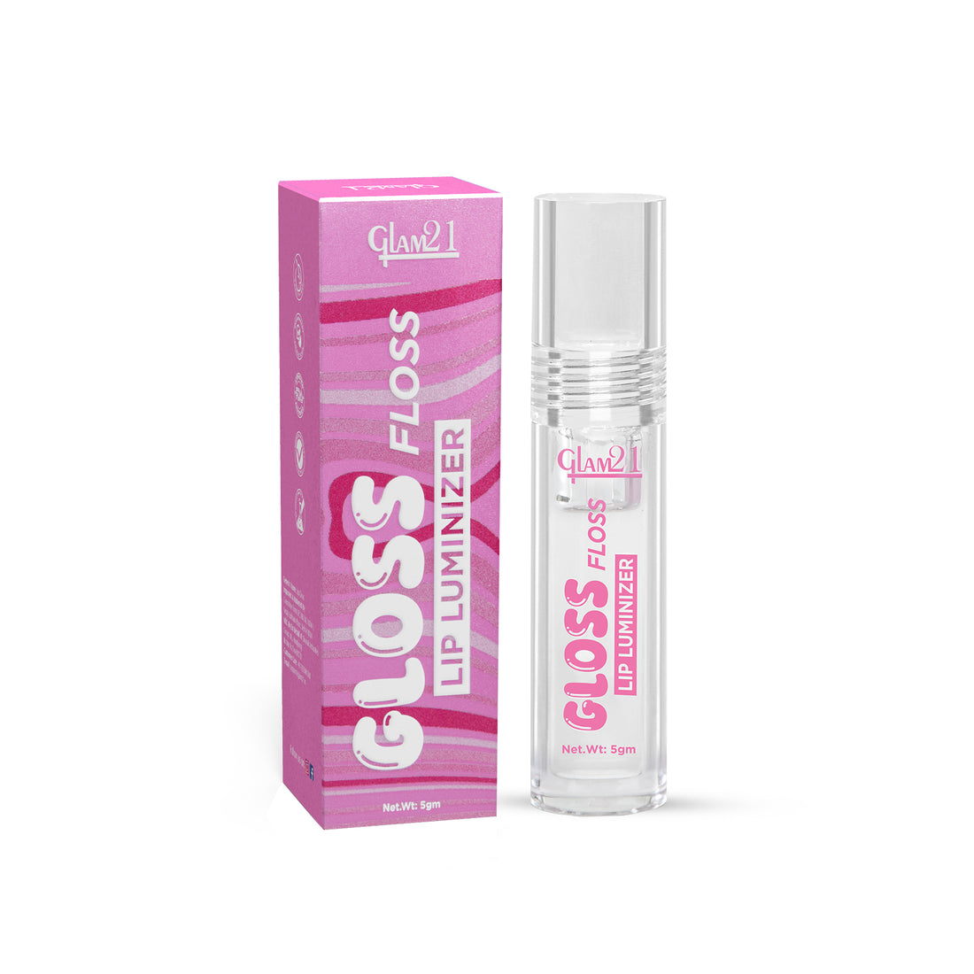 Glam21 Gloss Floss Lip Luminizer | High-Shine Gloss, Non-Sticky Formula | Hydrating, Plumping & Smooth Finish | Long-Lasting Lip Gloss for Everyday Glam — image 5