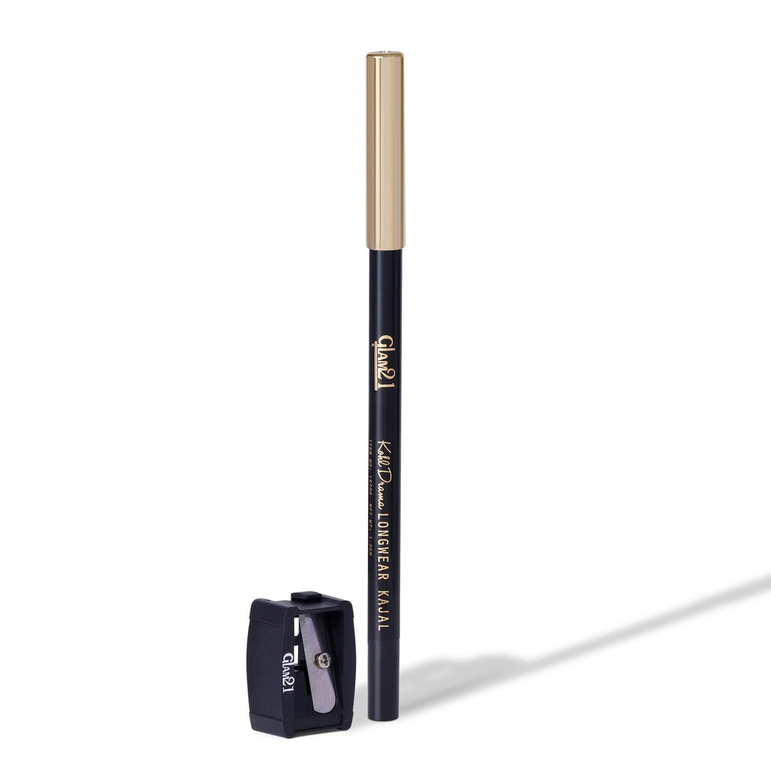 Glam21 Kohl Drama Long Wear Kajal | Intense Black, Smudge-Proof & Waterproof | 24HR Long-Lasting Kajal for Bold, Dramatic Eyes | Smooth Glide, High-Pigment Eye Pencil — image 3