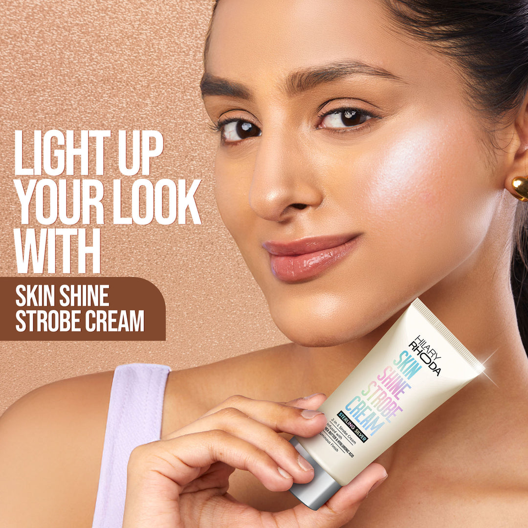 Hillary Rhoda Skin Shine Strobe Cream – Instant Glow, Dewy Radiance & Hydrated Skin — image 3