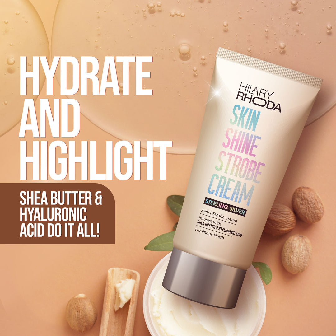 Hillary Rhoda Skin Shine Strobe Cream – Instant Glow, Dewy Radiance & Hydrated Skin — image 5