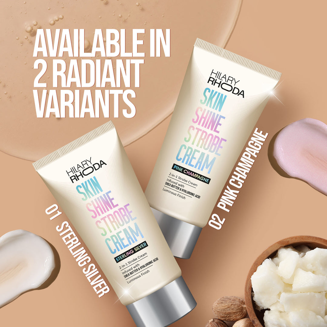 Hillary Rhoda Skin Shine Strobe Cream – Instant Glow, Dewy Radiance & Hydrated Skin — image 6